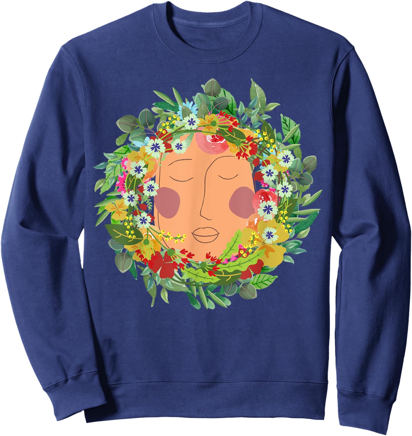 Midsommar Queen Sweatshirt - Sweatshirt | Navy
