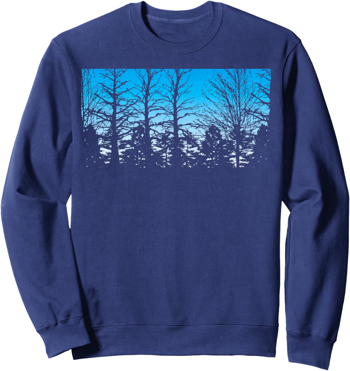 Outdoor Nature Lovers Trees Nature Forest Sweatshirt - Sweatshirt | Navy