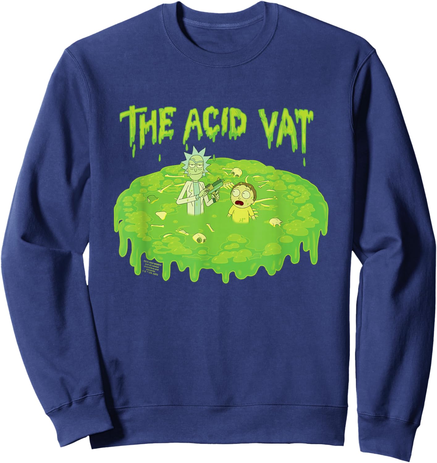 Rick and Morty The Acid Vat Sweatshirt - Sweatshirt | Navy