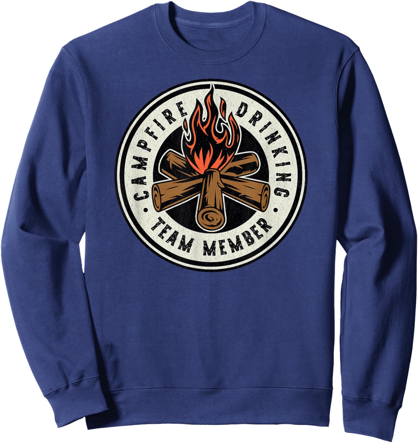 Campfire Drinking Team Sweatshirt - Sweatshirt | Navy