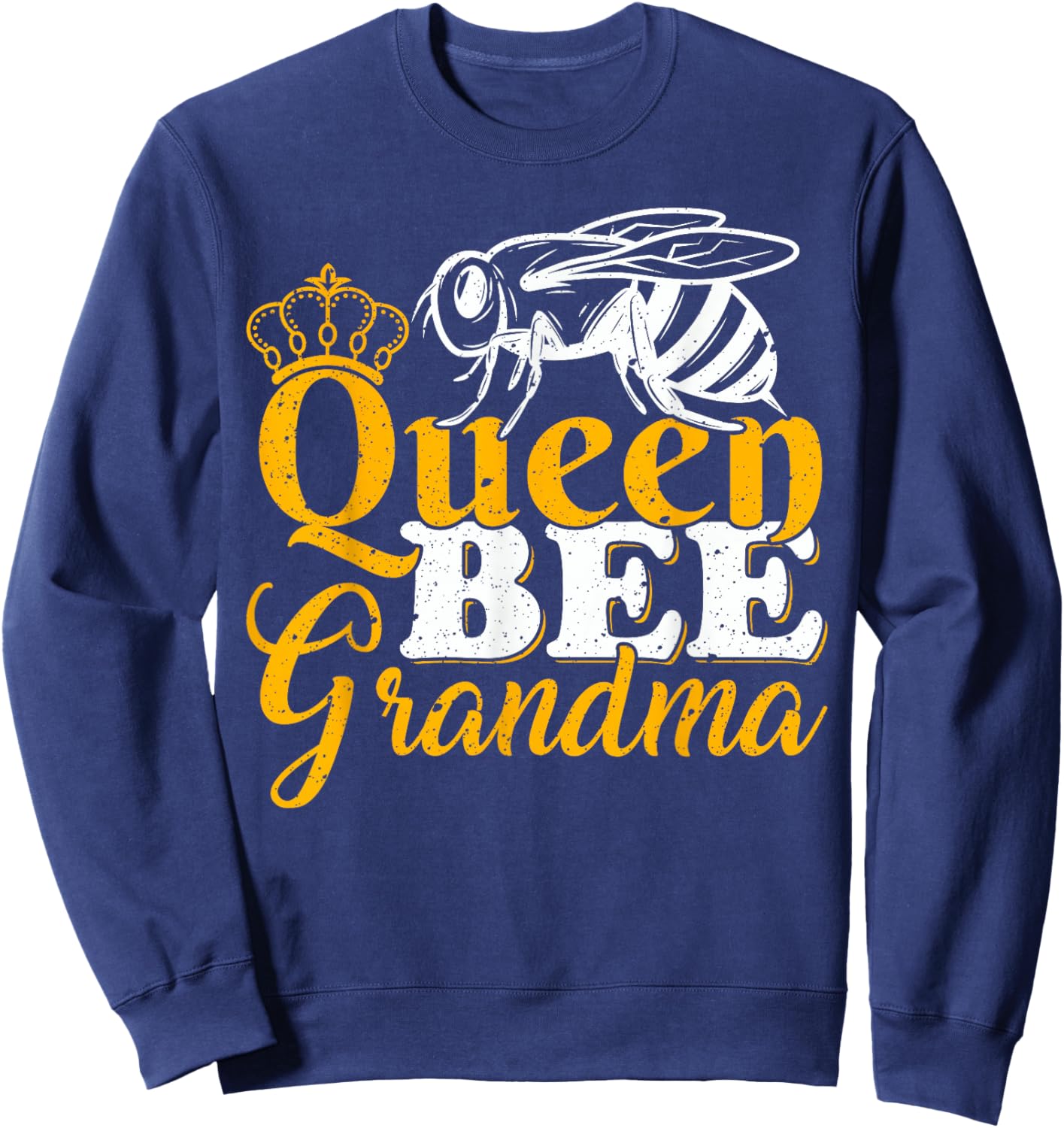 Queen Bee Beekeeper Honey Bees Lover Queen Bee Grandma Sweatshirt - Sweatshirt | Navy