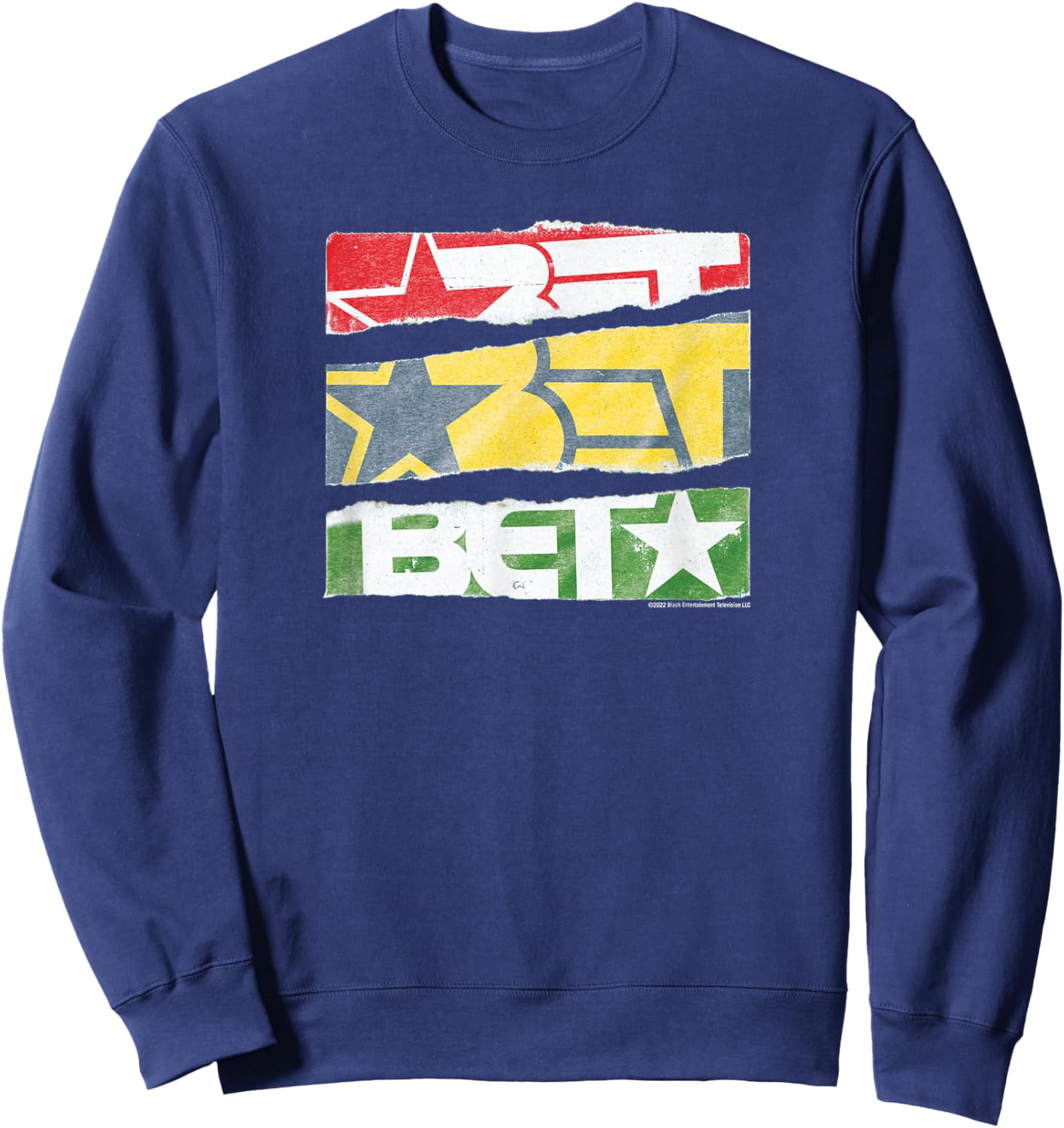 BET Retro Logo Sweatshirt - Sweatshirt | Navy