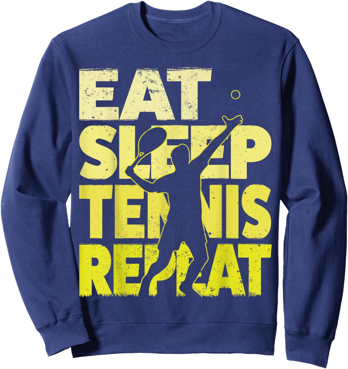 Funny Tennis Player Saying – Tennis Motif & Tennis Sweatshirt - Sweatshirt | Navy