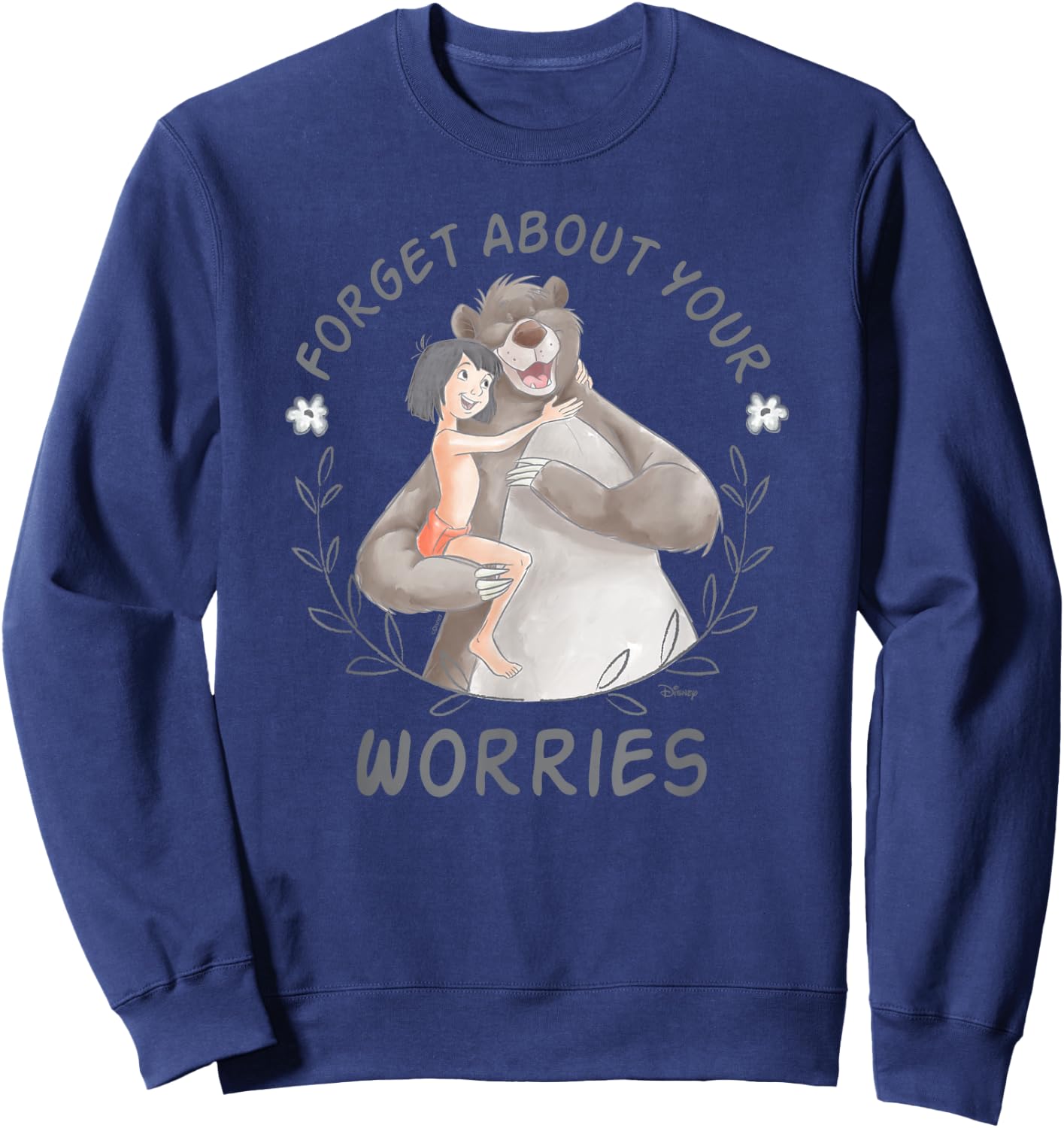 The Jungle Book - Forget About Your Worries Jungle Book Sweatshirt - Sweatshirt | Navy
