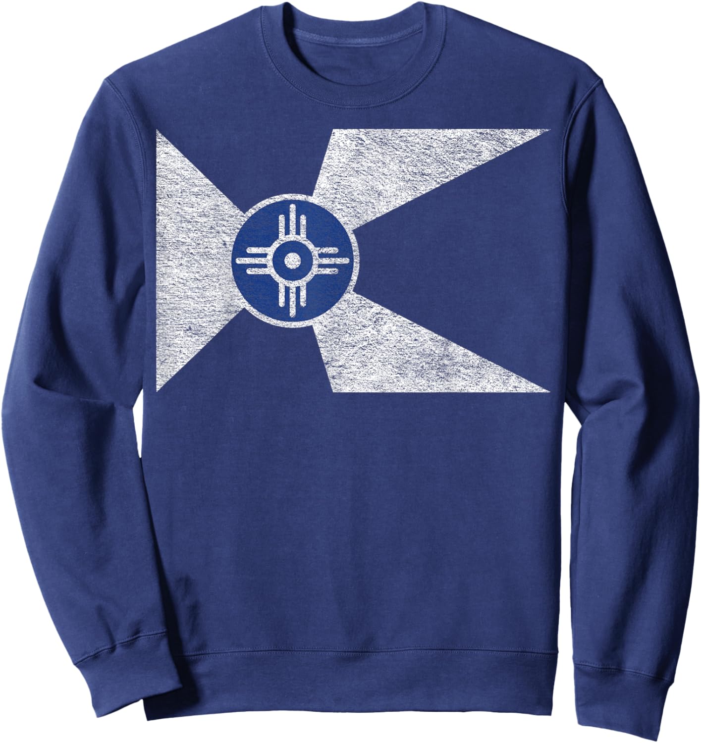 Wichita State of Kansas SedGWICK County Flag Sweatshirt - Sweatshirt | Navy