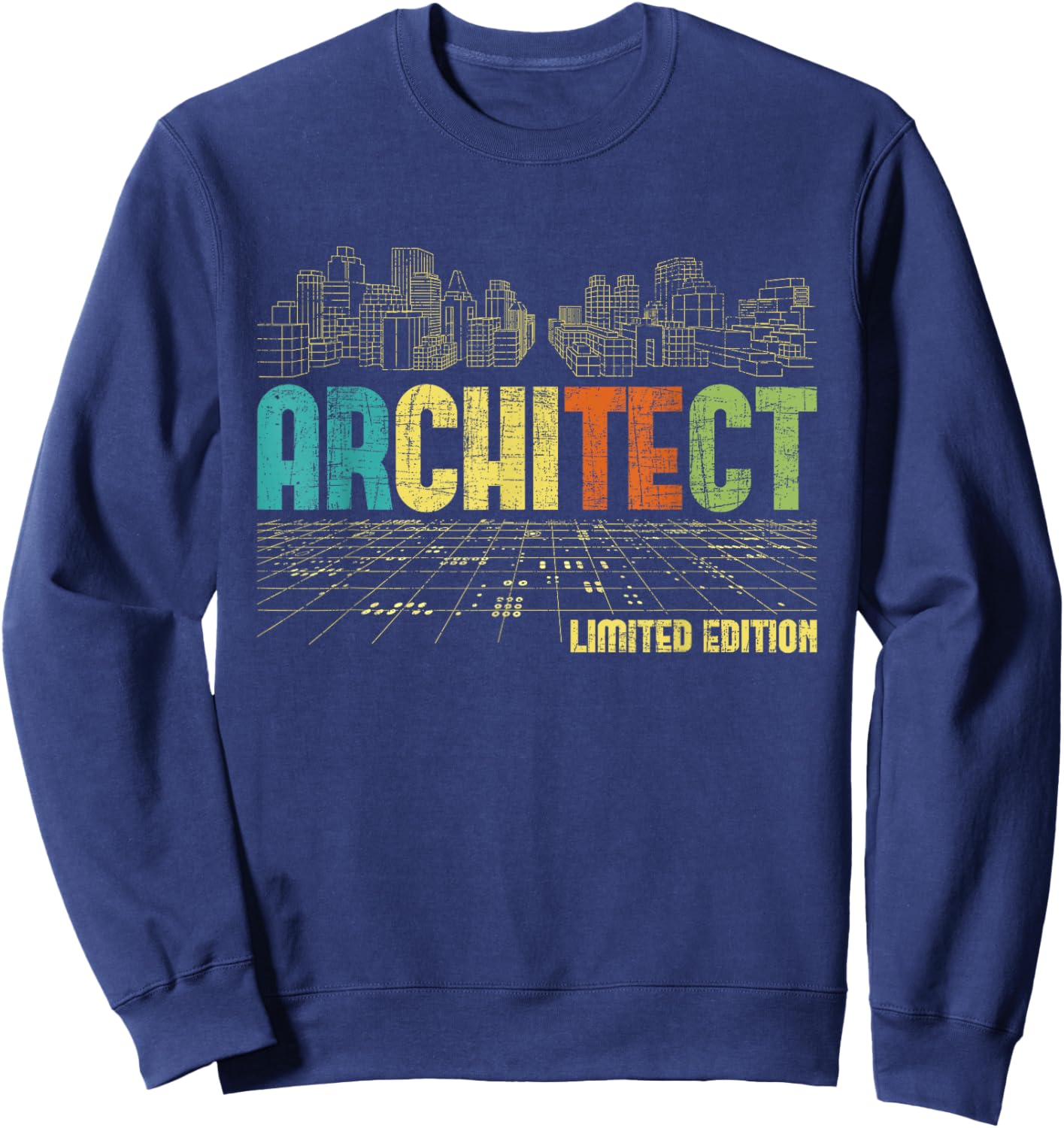 Architect Limited Edition - Planner Architecture Building Sweatshirt - Sweatshirt | Navy