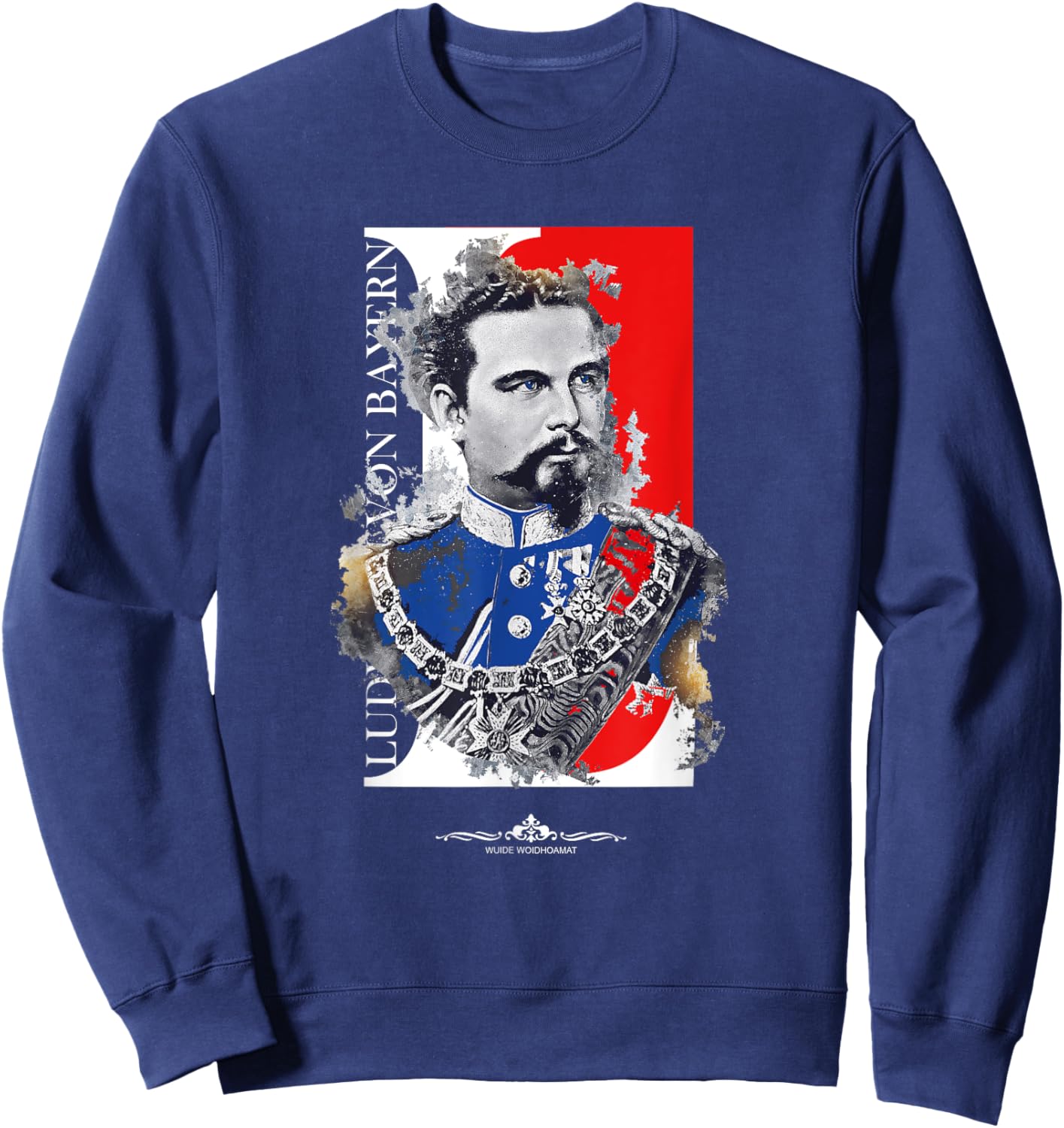 King Ludwig II of Bavaria Special Edition Sweatshirt - Sweatshirt | Navy
