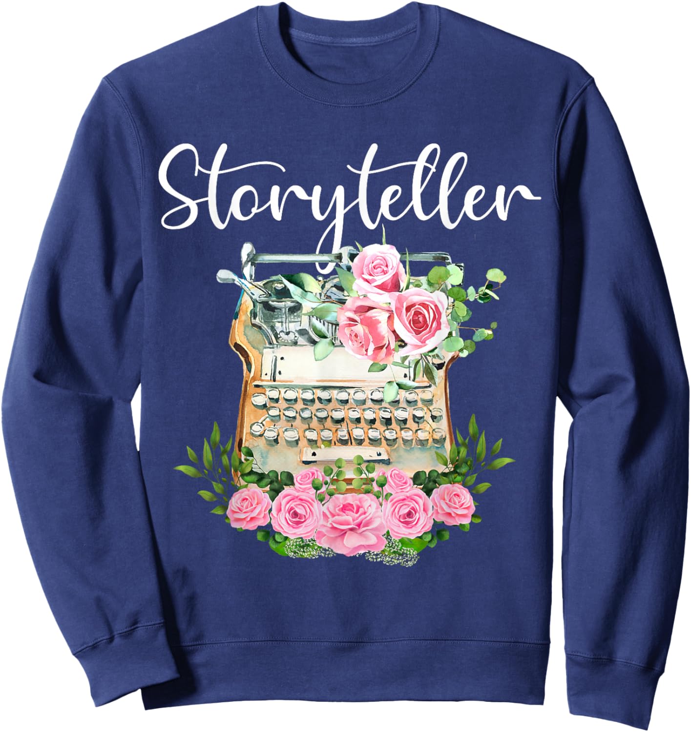 Storyteller Writer Journalist Blogger Writing Sweatshirt - Sweatshirt | Navy
