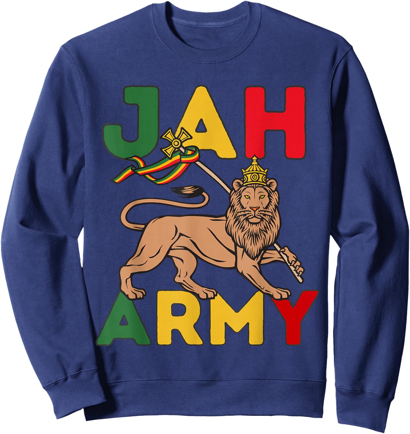 Part of the Jah Army Sweatshirt - Sweatshirt | Navy