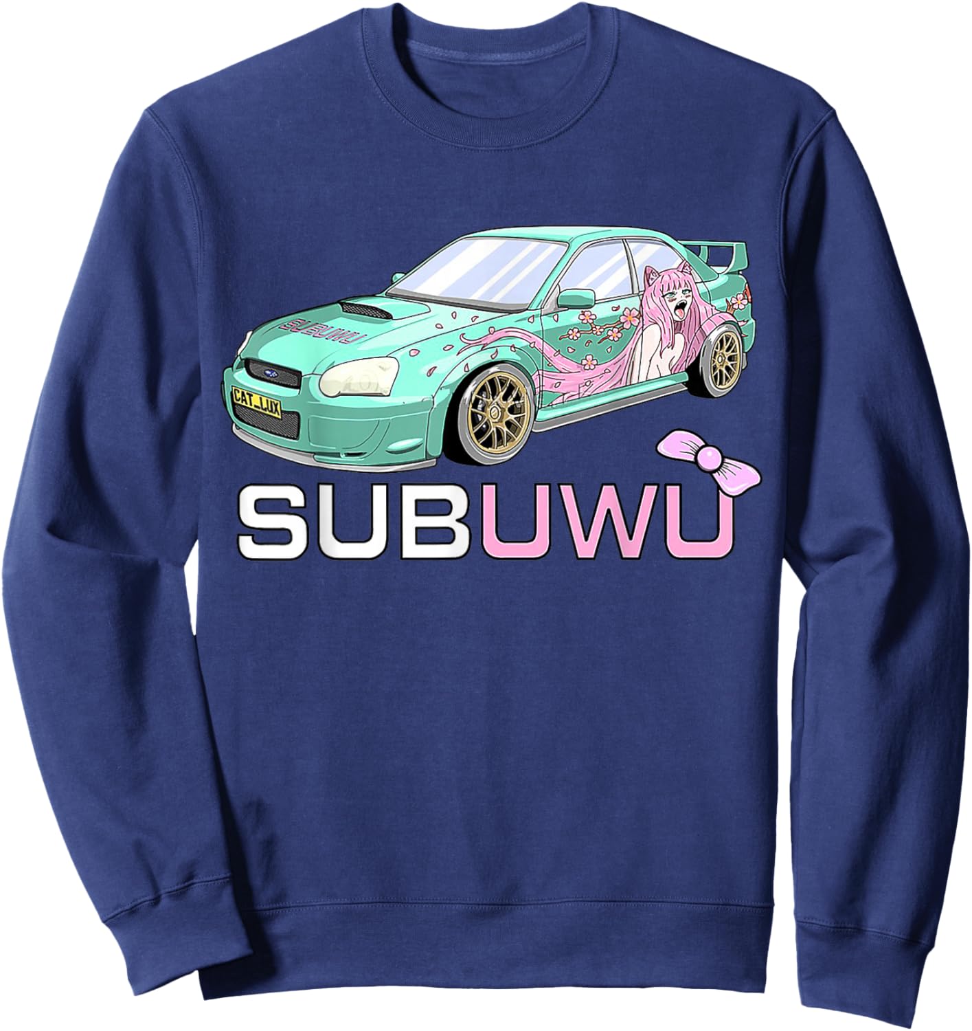 SubUwU Anime Lover Cute Otaku Fan Gift Sweatshirt - Sweatshirt | Navy