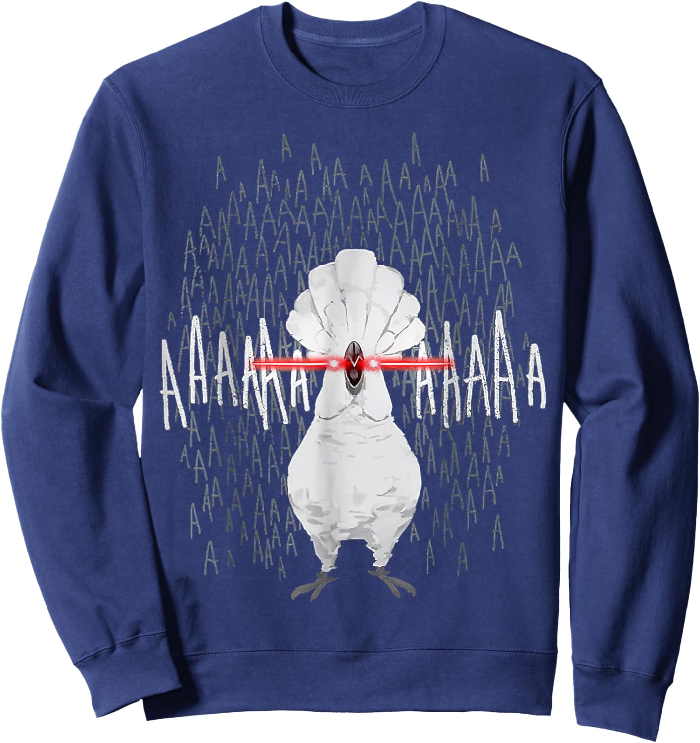 Extra Evil Screaming Cockatoo Sweatshirt - Sweatshirt | Navy