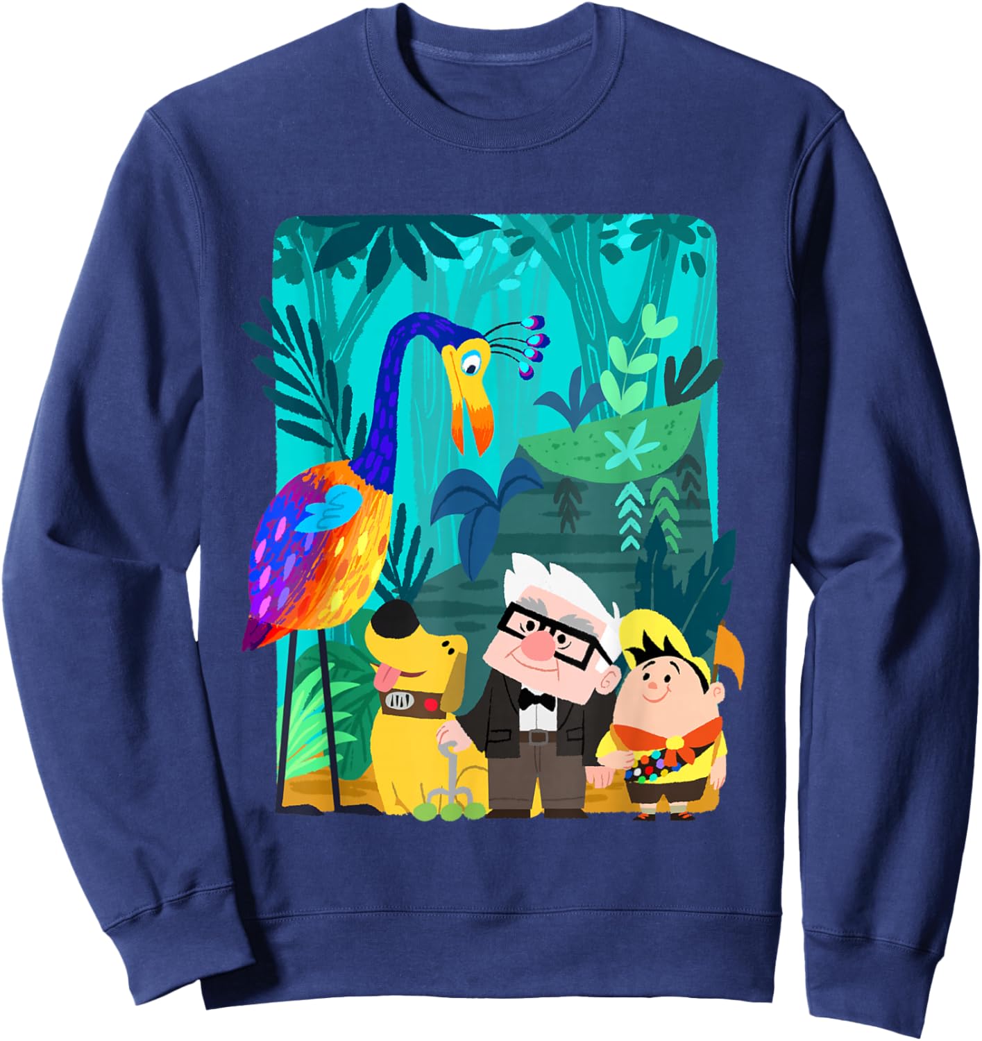Disney and Pixar’s Up Carl Russell Dug Kevin Paradise Falls Small Sweatshirt - Sweatshirt | Navy