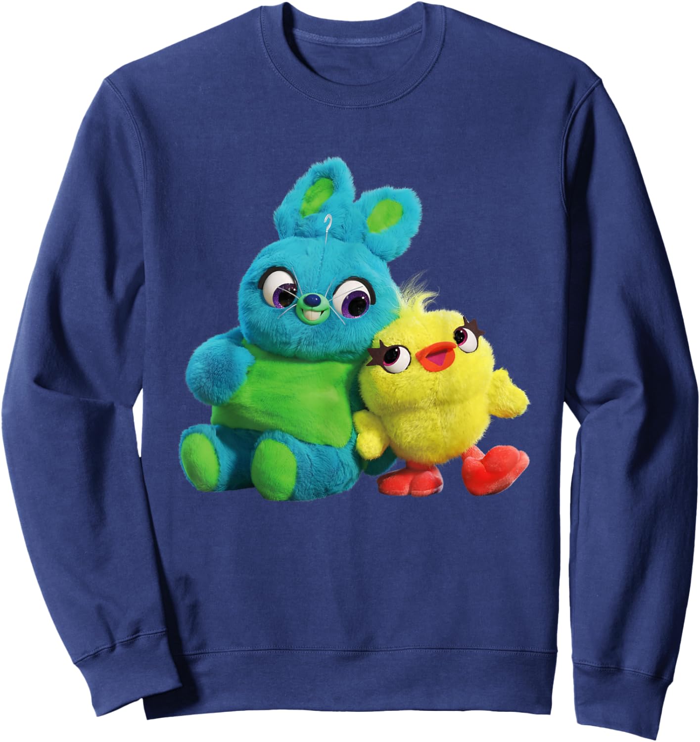 Disney Pixar Toy Story 4 Ducky and Bunny Plush Pals Sweatshirt - Sweatshirt | Navy