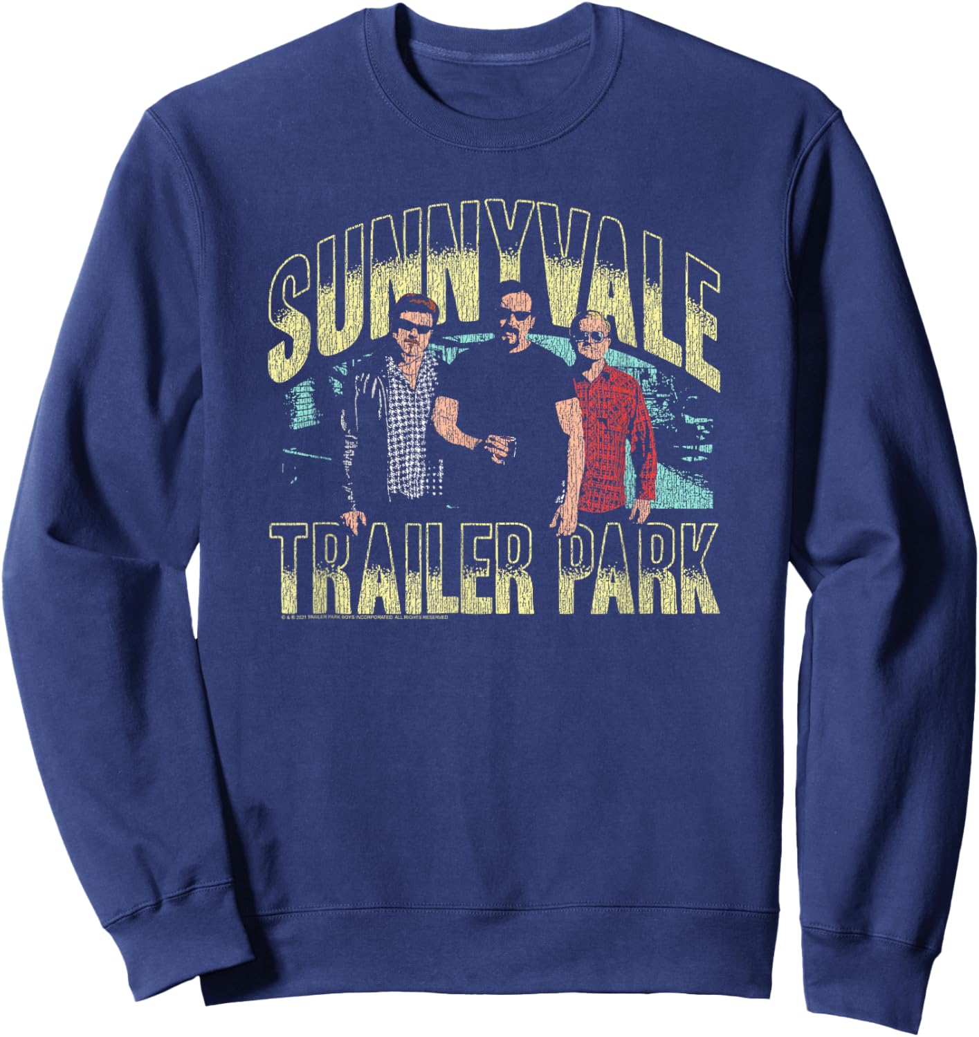 Ripple Junction x Trailer Park Boys Sunnyvale Boys Sweatshirt - Sweatshirt | Navy
