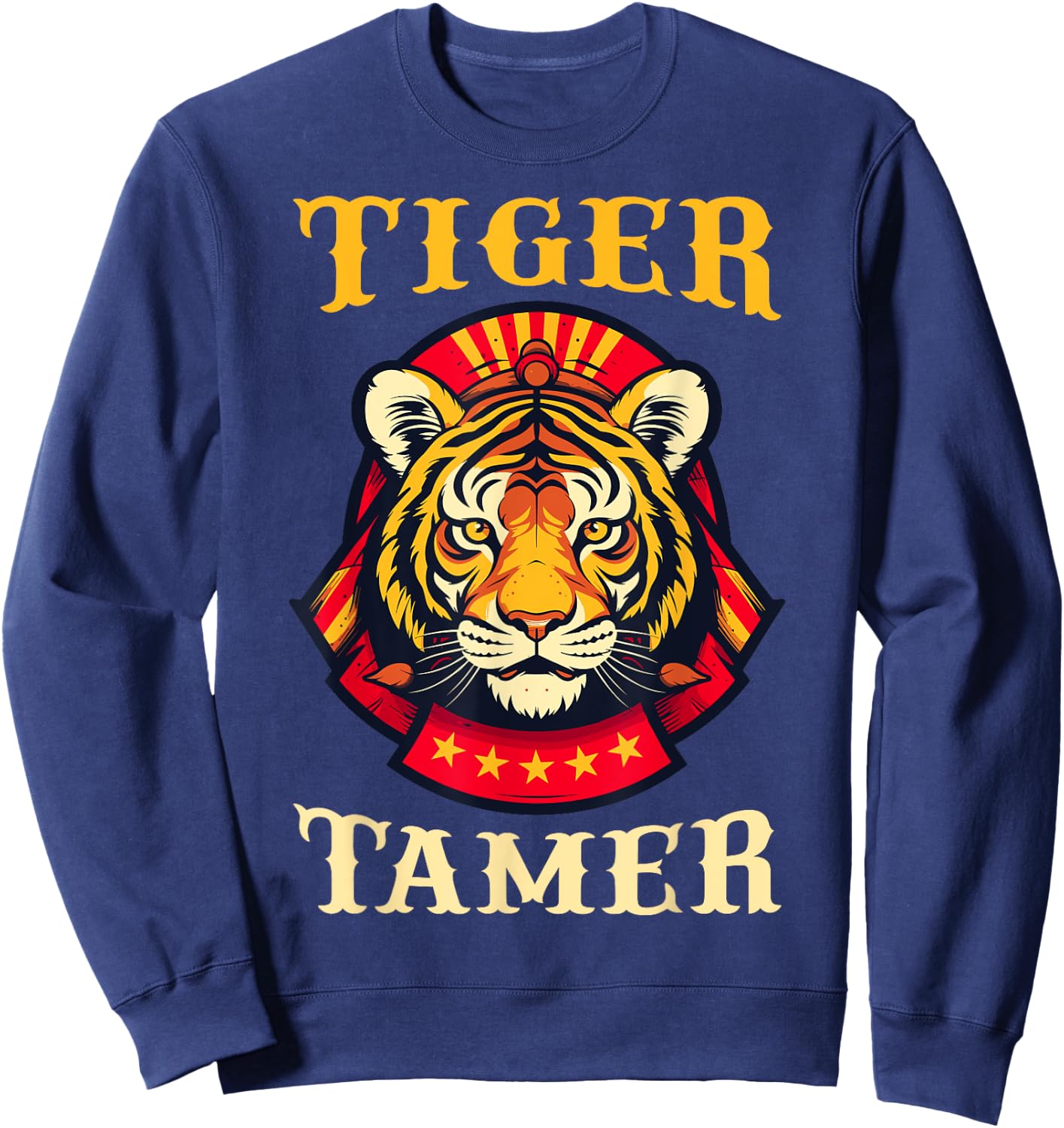Tiger Tamer Circus Costume Party Carnival Family Matching Sweatshirt - Sweatshirt | Navy