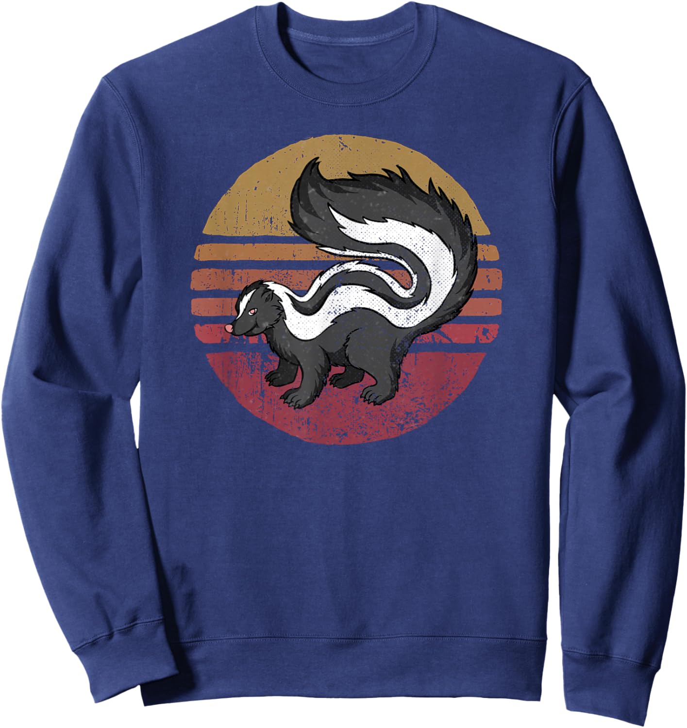 Vintage Skunk Retro Style Skunk Lover Sweatshirt - Sweatshirt | Navy