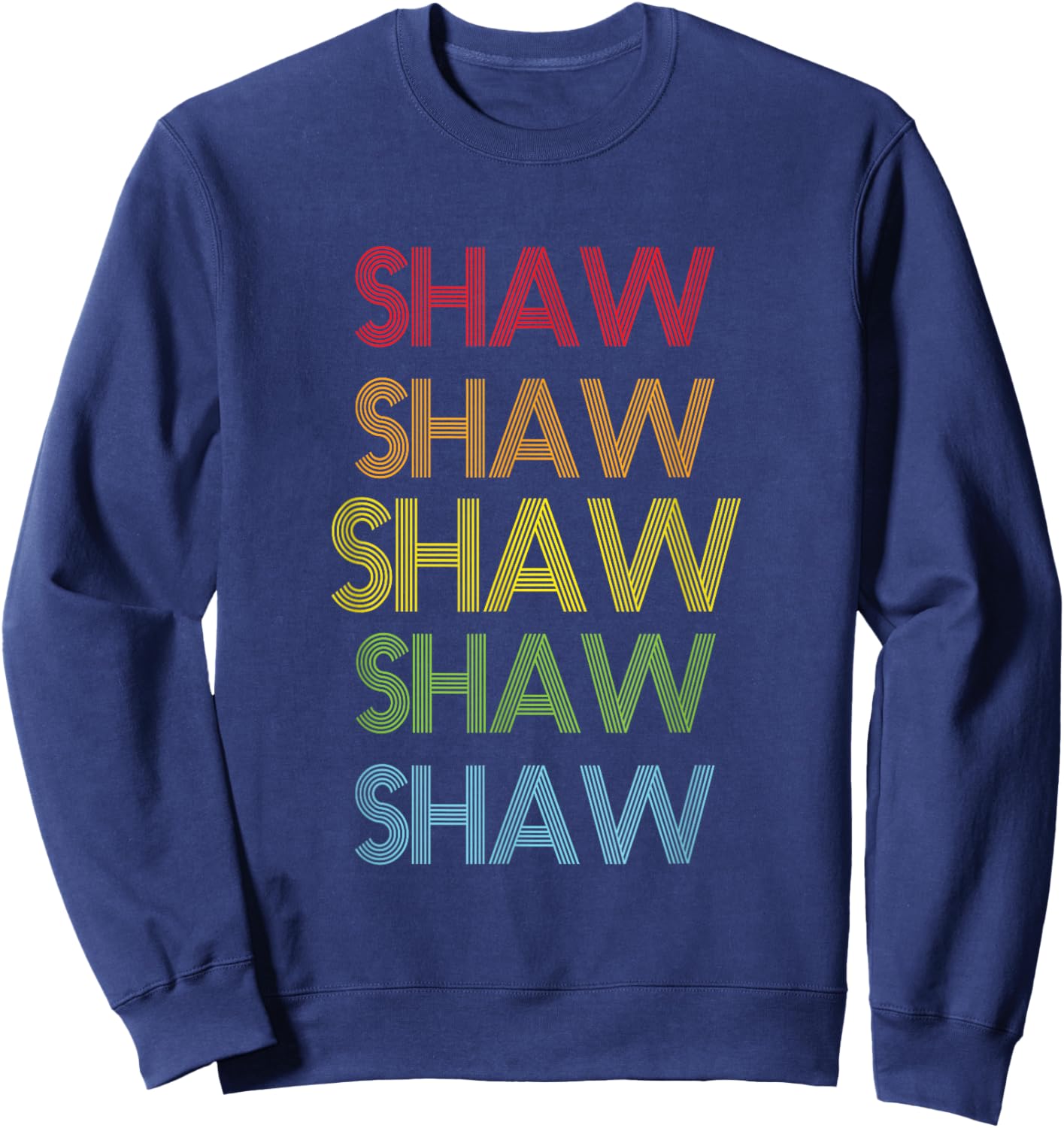 Shaw Name Sweatshirt - Sweatshirt | Navy