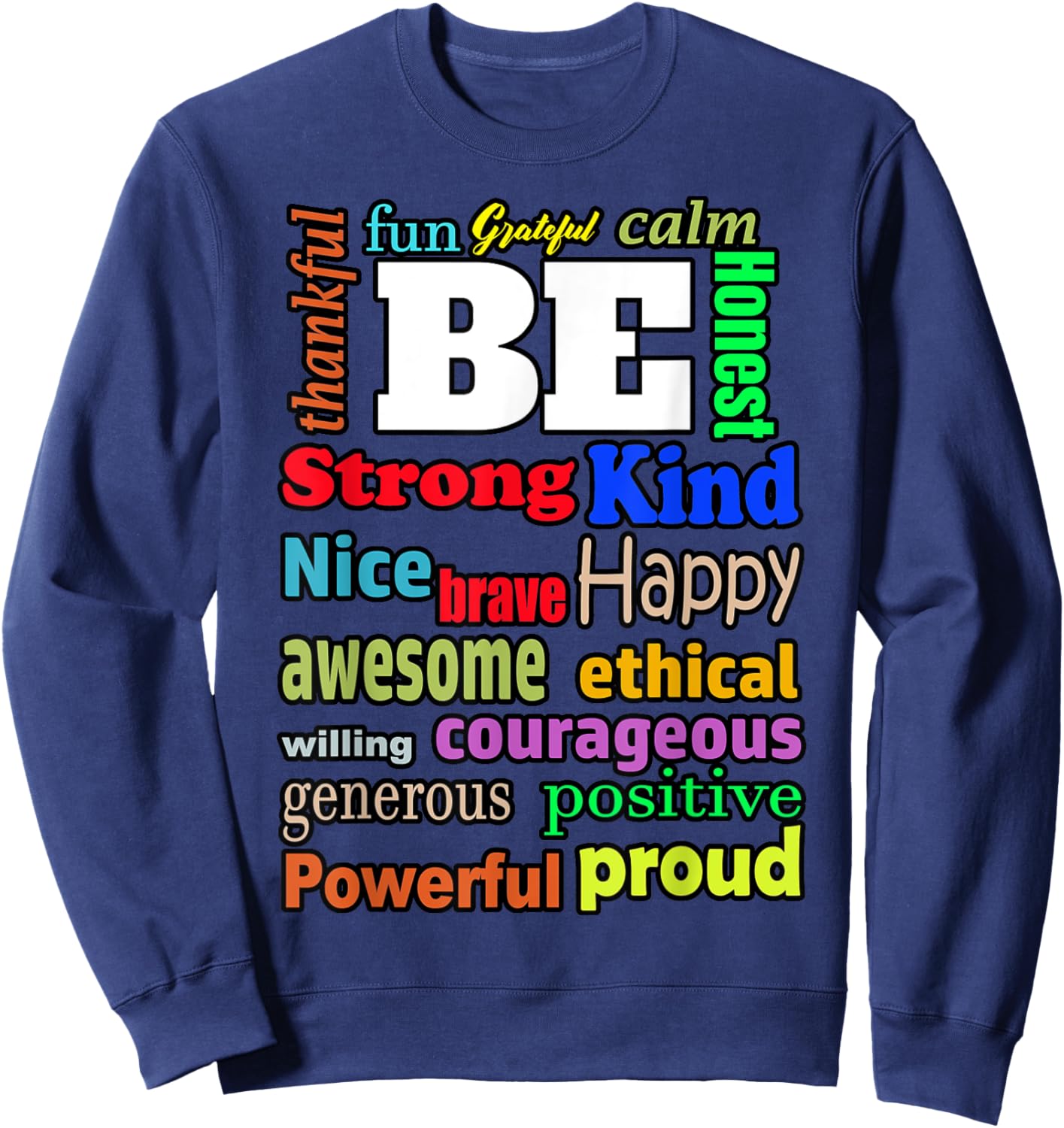 Nurse Positive Thinking Sweatshirt - Sweatshirt | Navy