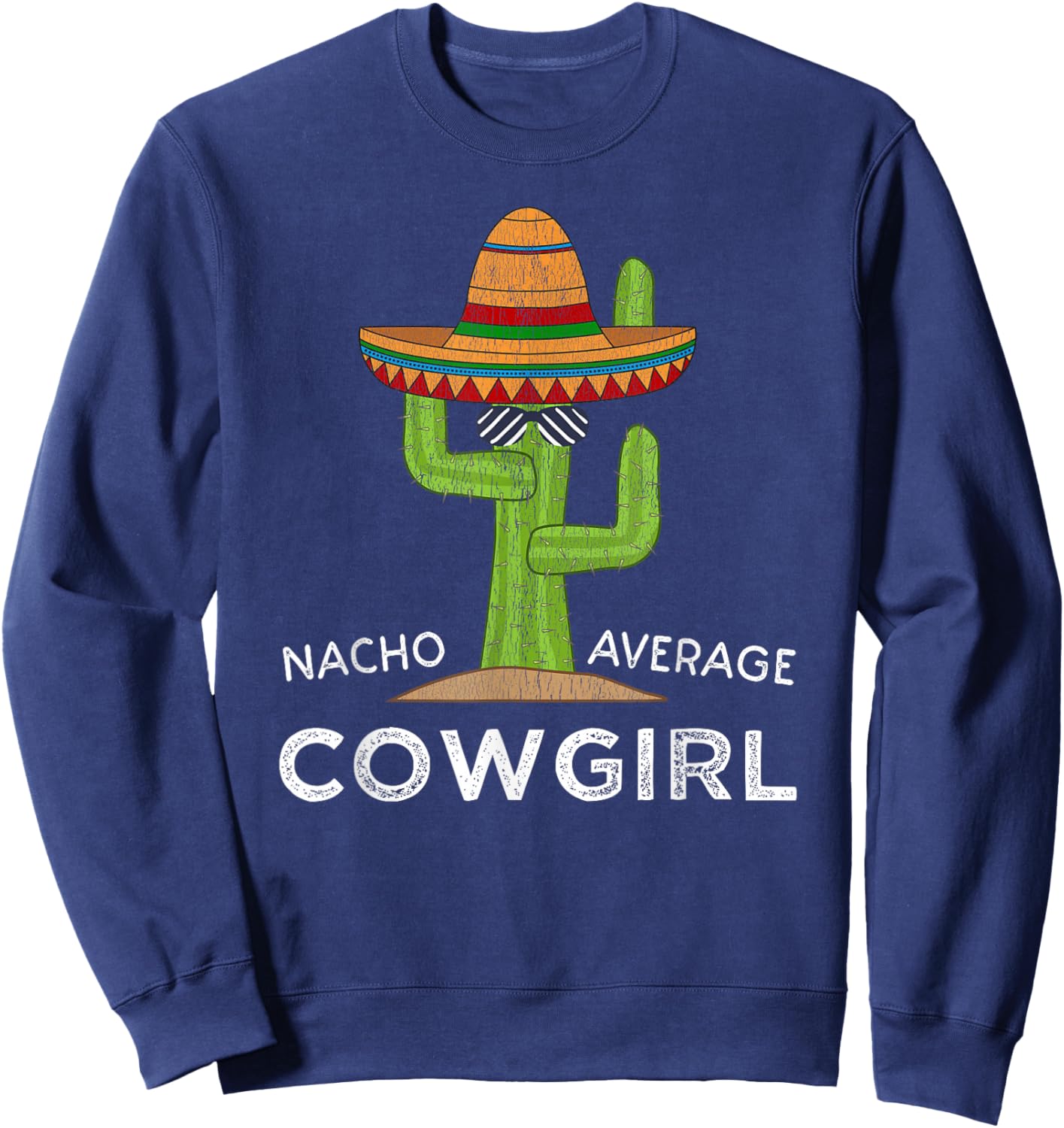 Cute Funny Cowgirl Sweatshirt - Sweatshirt | Navy