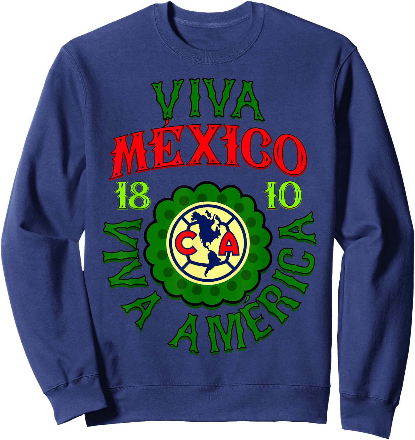 Club America - Mexico's Independence Day Sweatshirt - Sweatshirt | Navy