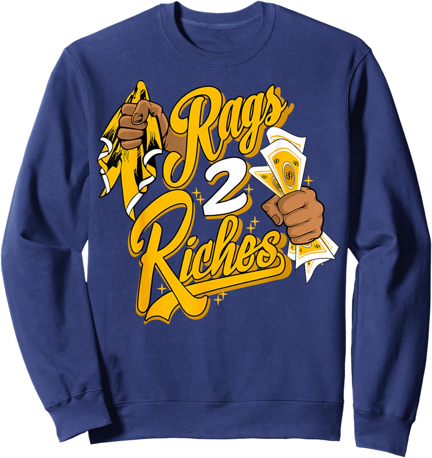 Retro 13 Del Sol Rag 2 Riches Streetwear Del Sol Pack of 13 Sweatshirt - Sweatshirt | Navy