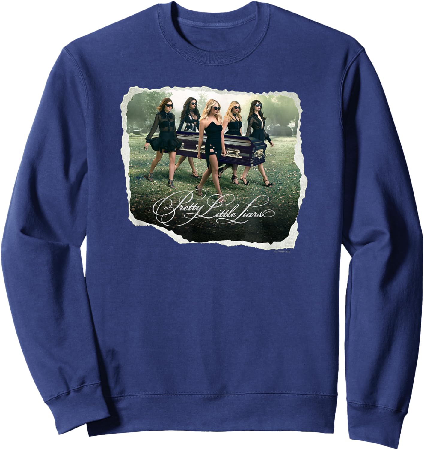Pretty Little Liars Casket Bearer Group Photo Sweatshirt - Sweatshirt | Navy