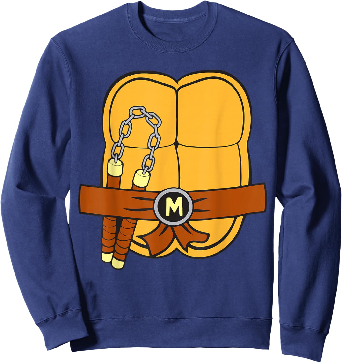 Michelangelo Halloween Costume Sweatshirt - Sweatshirt | Navy