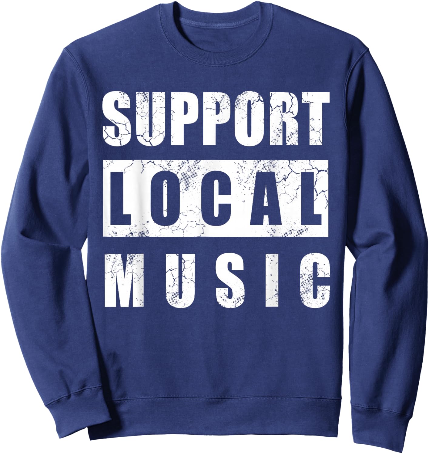Support Local Music Sweatshirt - Sweatshirt | Navy