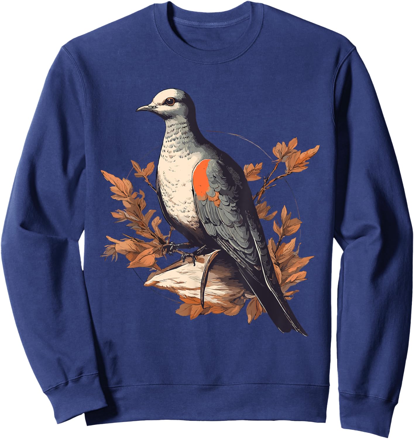 Passenger Pigeon Bird Sweatshirt - Sweatshirt | Navy