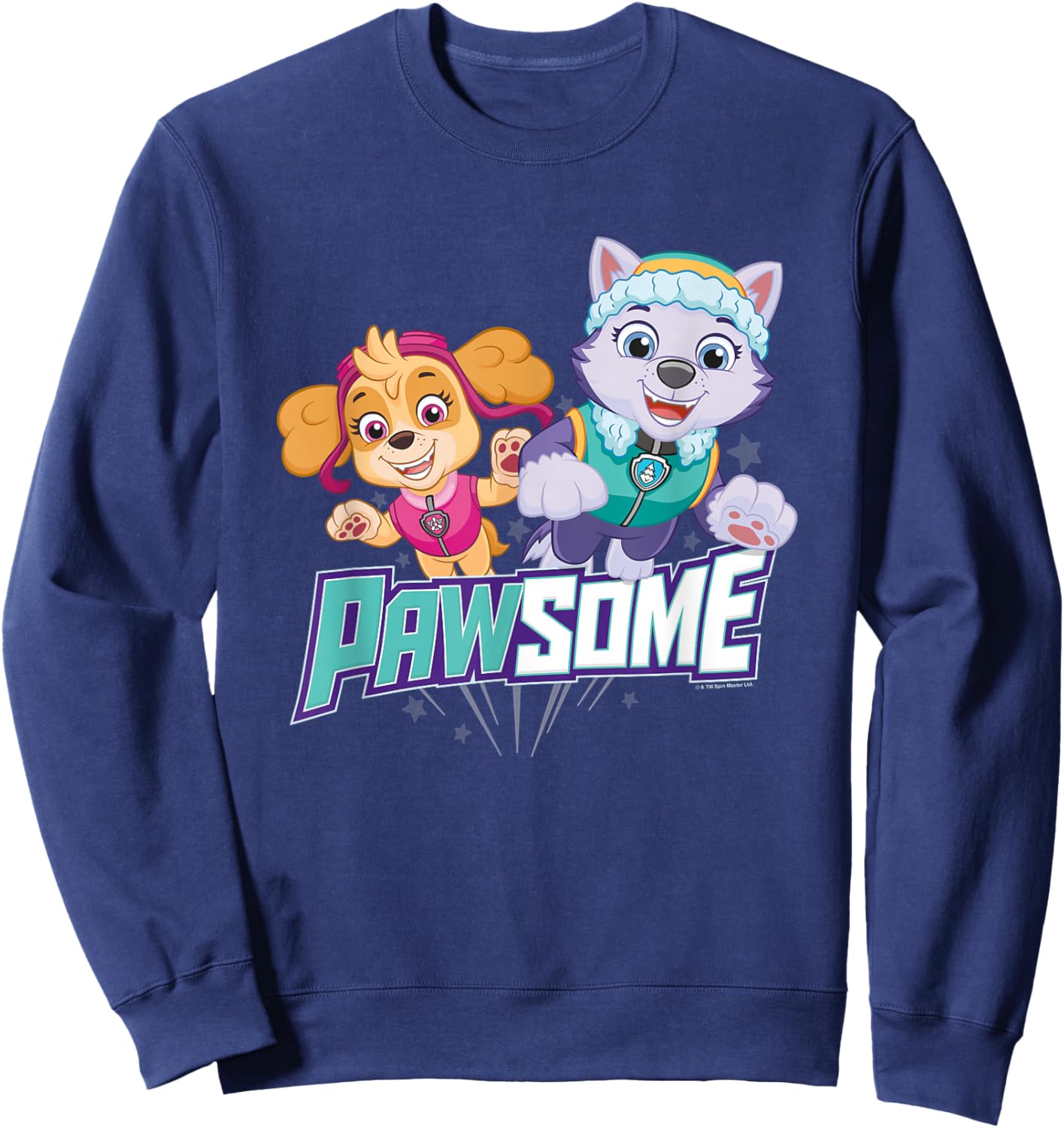 PAW Patrol Pawsome Skye & Everest Sweatshirt - Sweatshirt | Navy