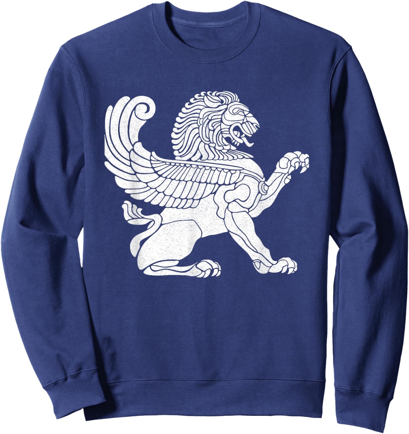 Iran Persis Persia Persian Fars Iranian Lion Sun Sweatshirt - Sweatshirt | Navy