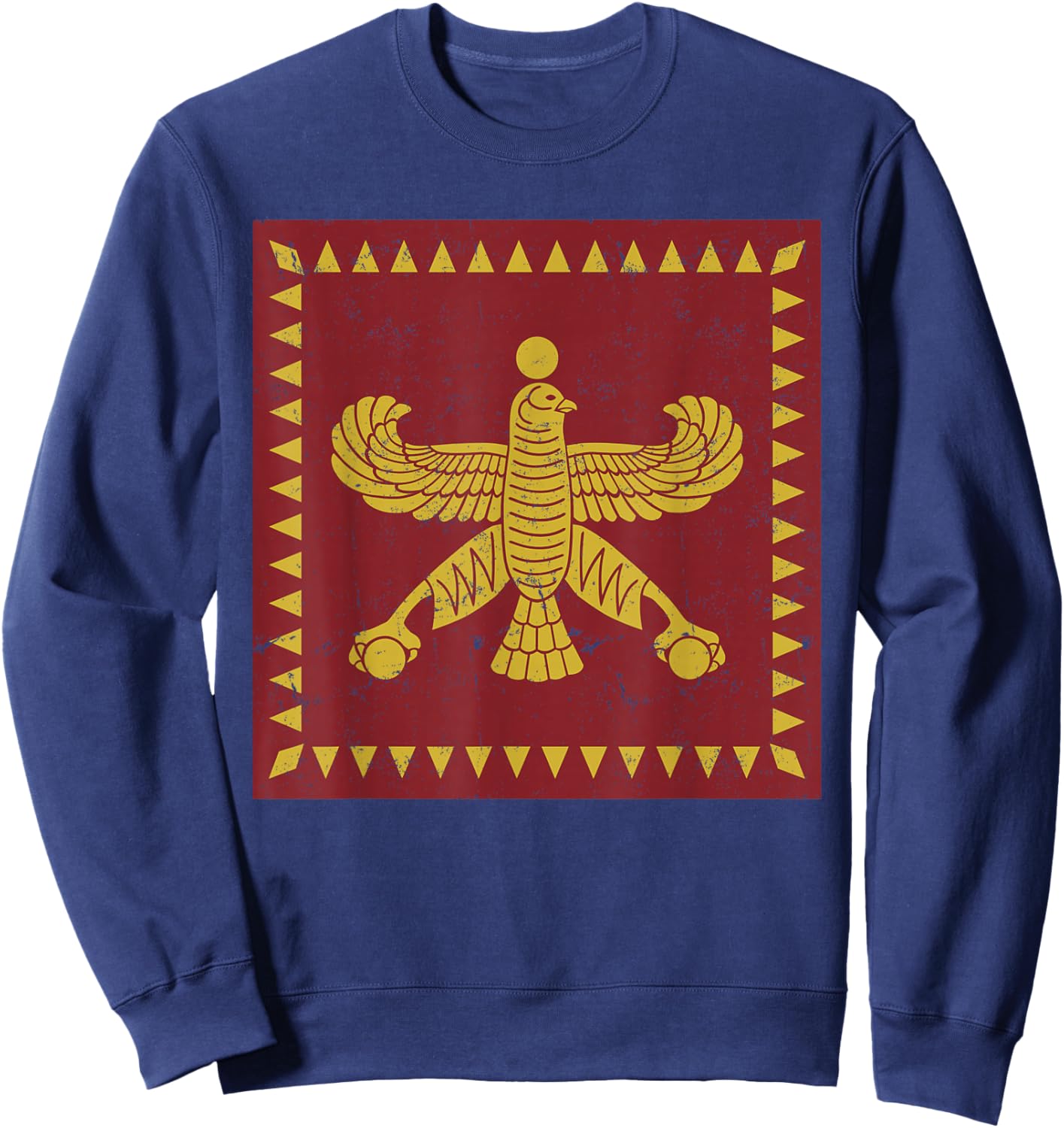 Iran Persis Persia Persian Fars Iranian Lion Sun Sweatshirt - Sweatshirt | Navy