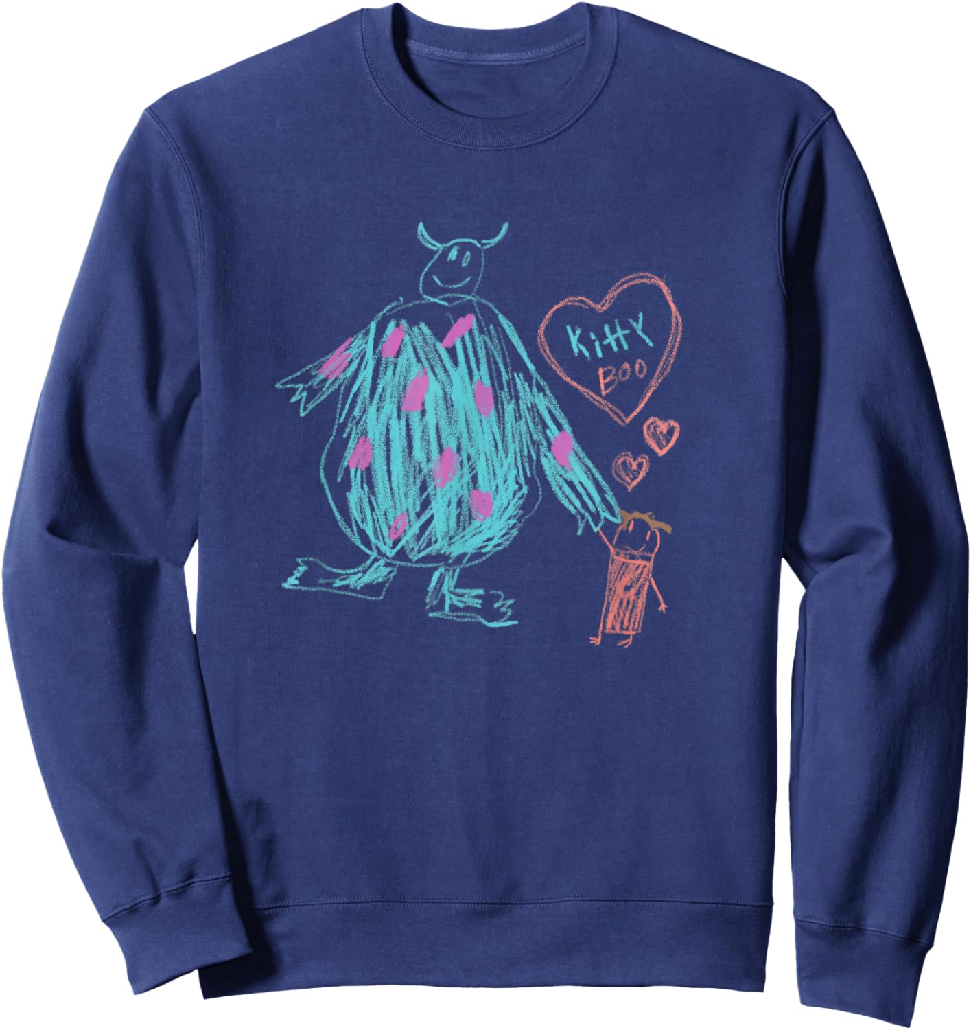 Disney and Pixar’s Monsters, Inc. Sulley Kitty and Boo Sweatshirt - Sweatshirt | Navy