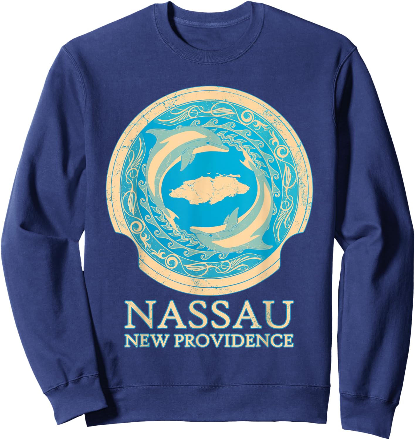 Nassau New Providence Bahamas Sweatshirt - Sweatshirt | Navy