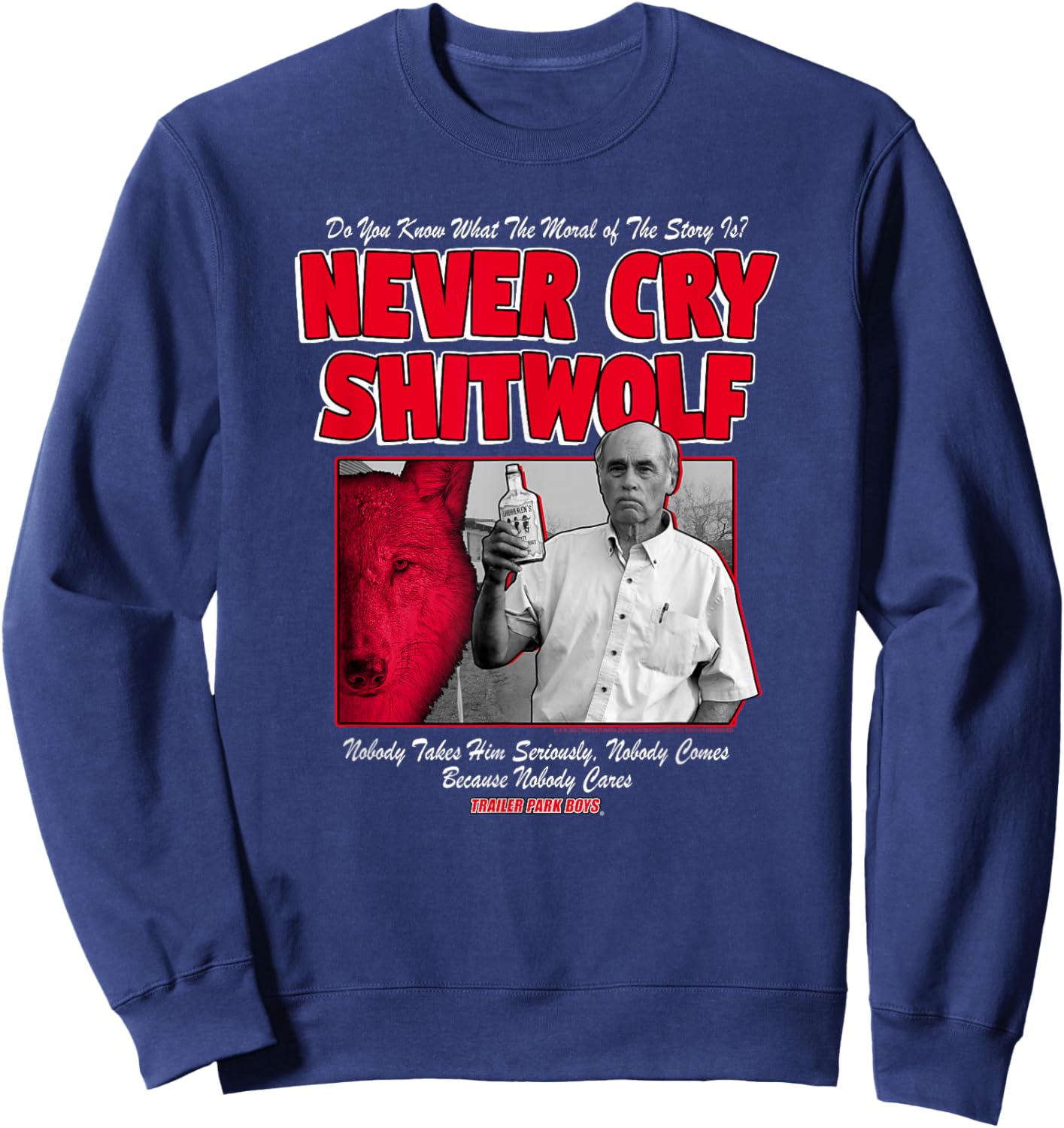 Trailer Park Boys Jim Edit Sweatshirt - Sweatshirt | Navy