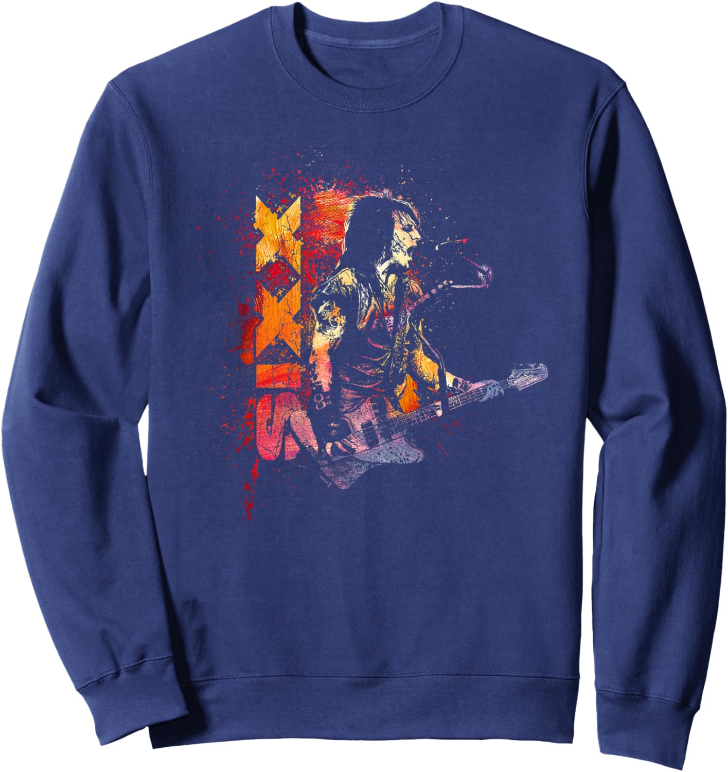 Sixx On Sixx – Nikki A Splatte Sweatshirt - Sweatshirt | Navy