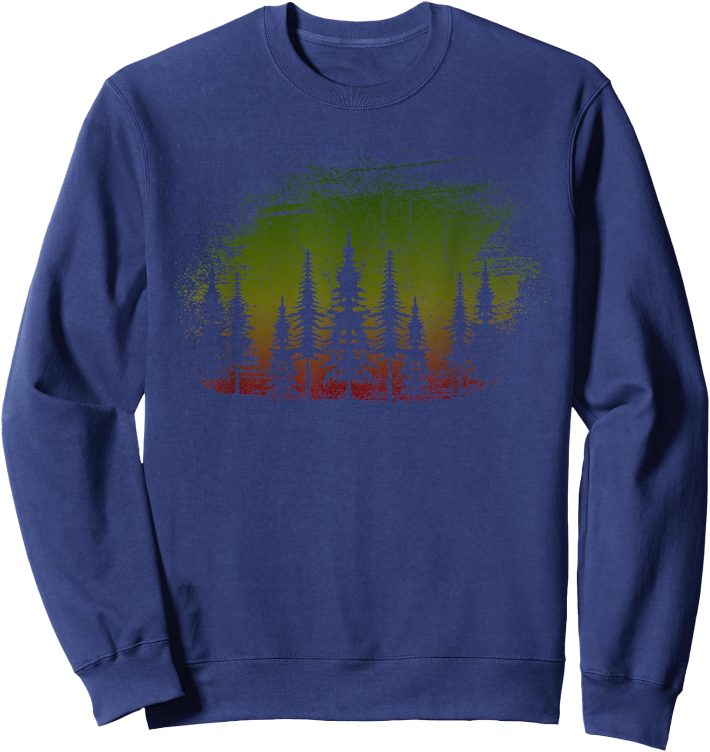 Wildlife Nature Lover Forest Trees Outdoor Nature Sweatshirt - Sweatshirt | Navy