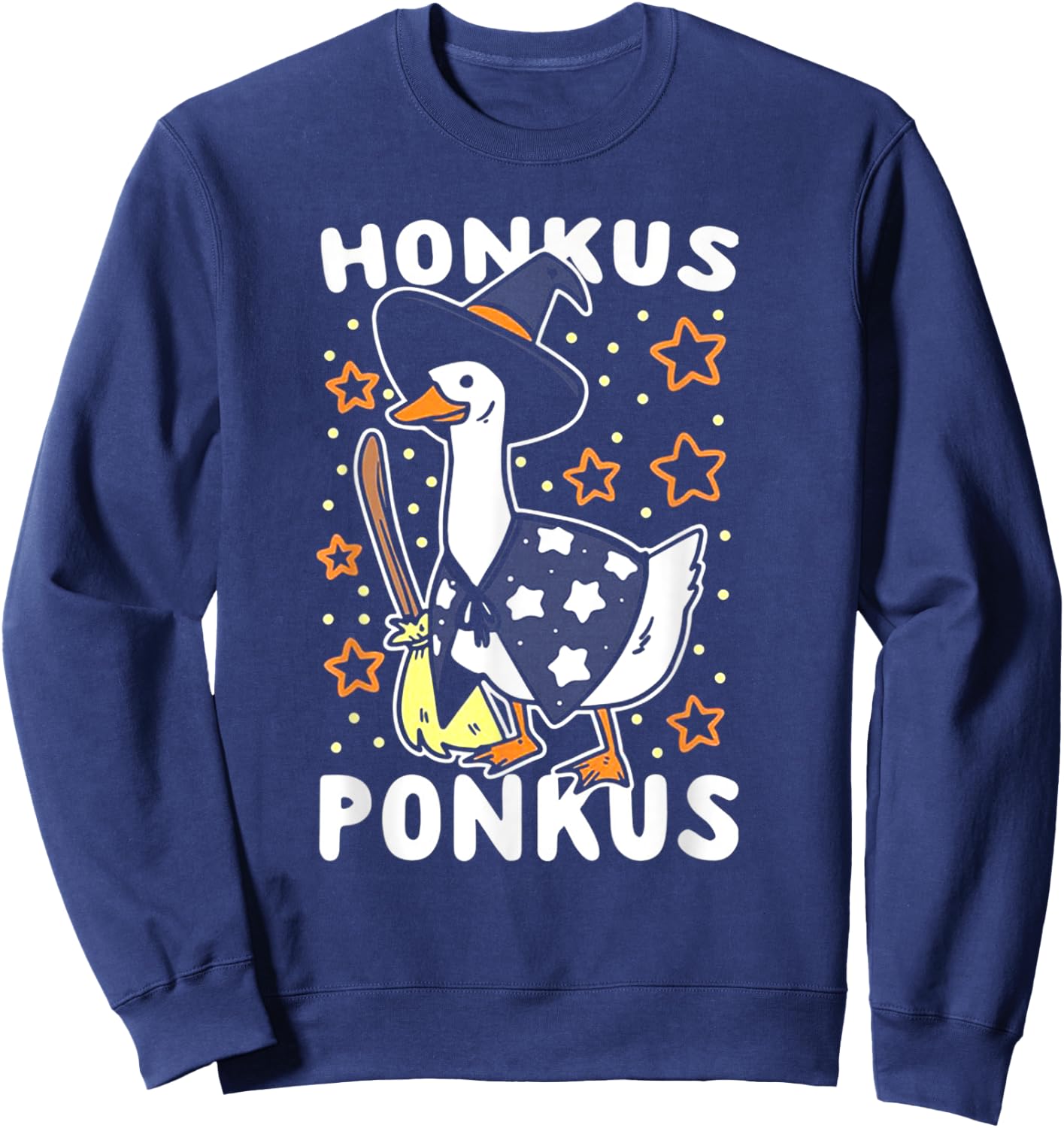 Honkus Ponkus Goose Halloween Sweatshirt - Sweatshirt | Navy