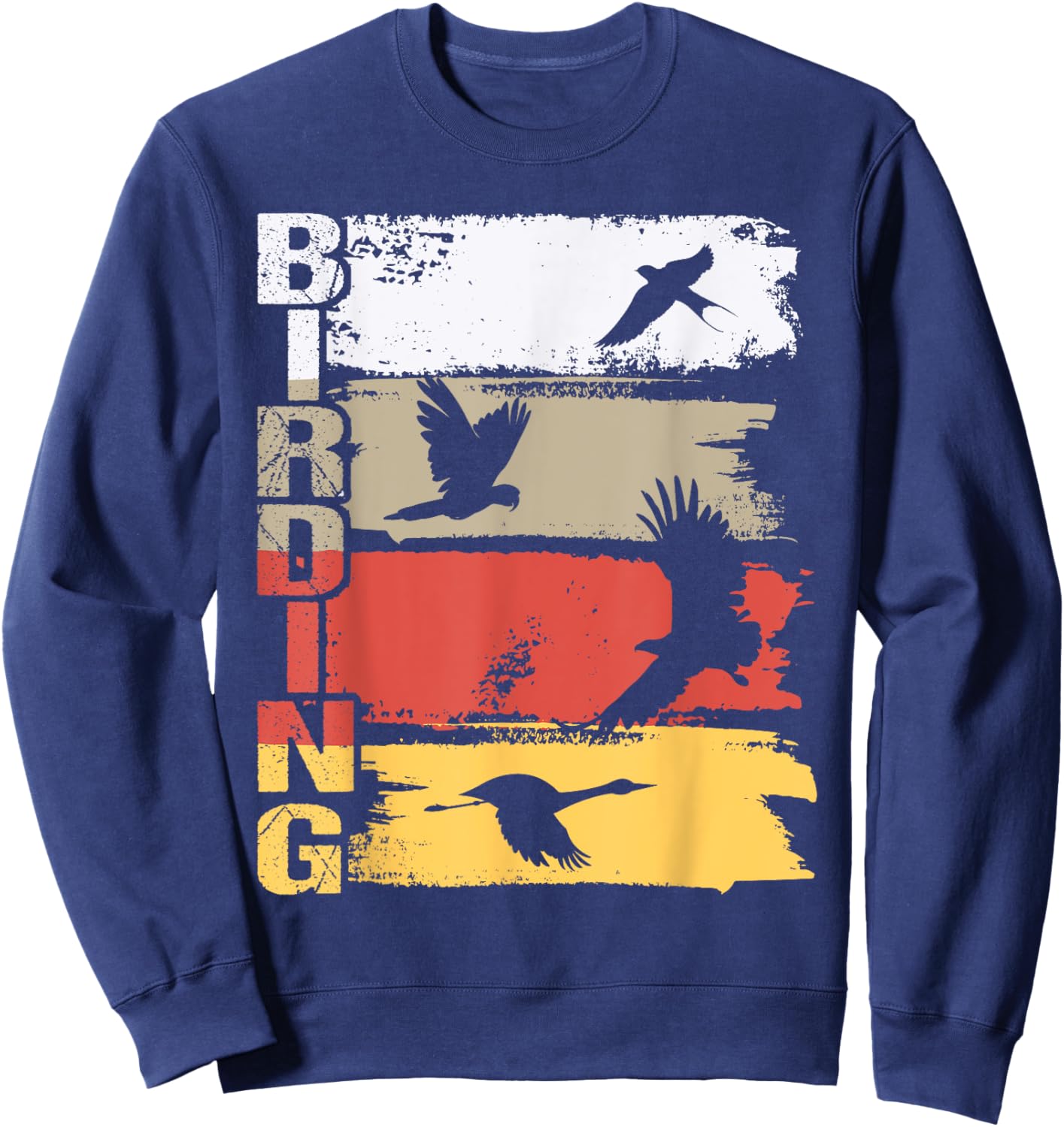 Birding - Bird Watching Birder Bird Watcher Bird Lover Sweatshirt - Sweatshirt | Navy