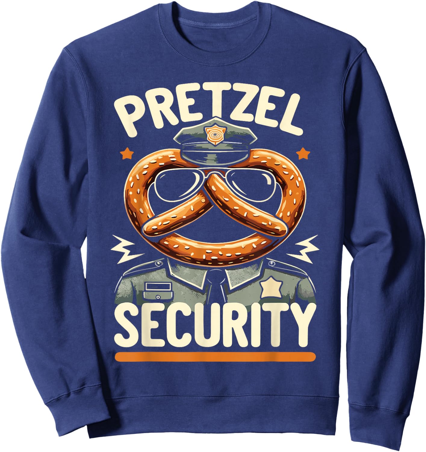 Pretzel Day German Food Pretzel Lover Sweatshirt - Sweatshirt | Navy