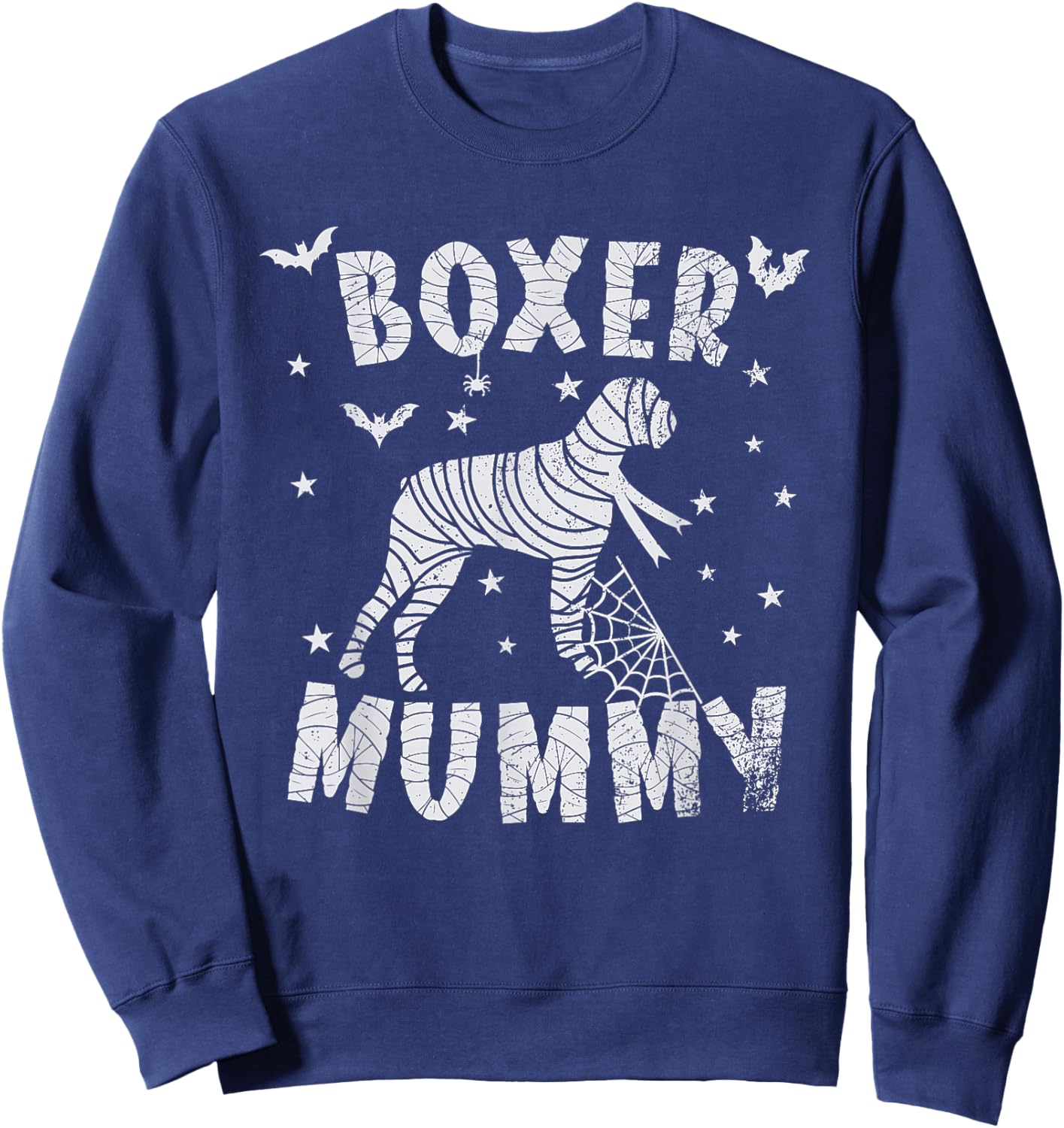 Boxer Dog Mama - Halloween Sweatshirt - Sweatshirt | Navy