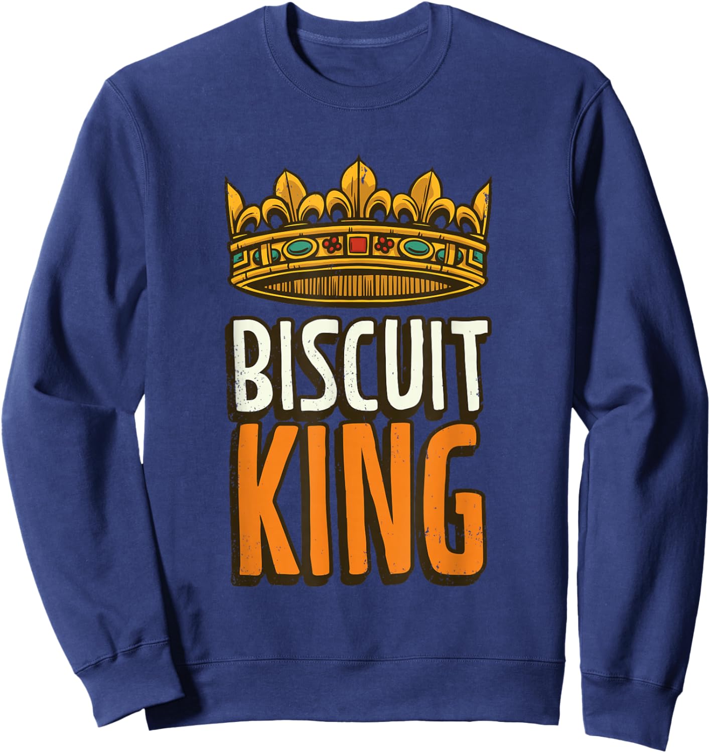 Biscuit King Baking Biscuits Sweatshirt - Sweatshirt | Navy