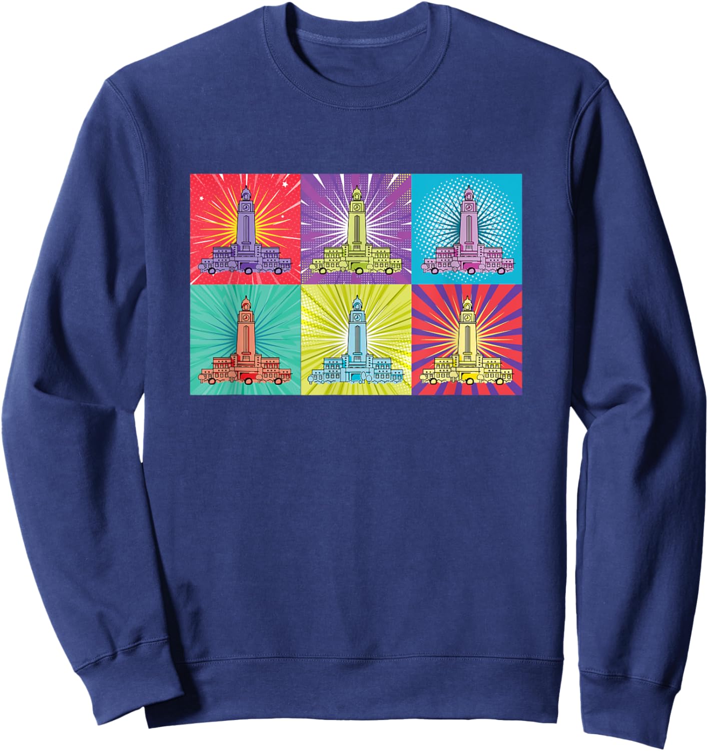 BITS PILANI Clock Tower Sweatshirt - Sweatshirt | Navy