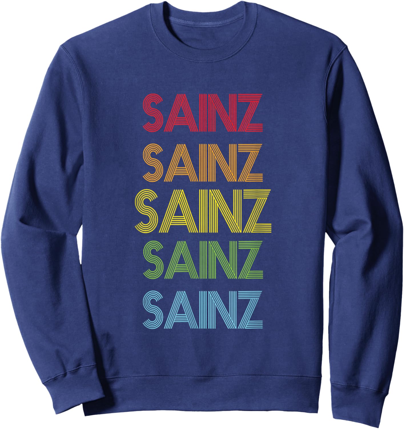 Sainz Name Sweatshirt - Sweatshirt | Navy