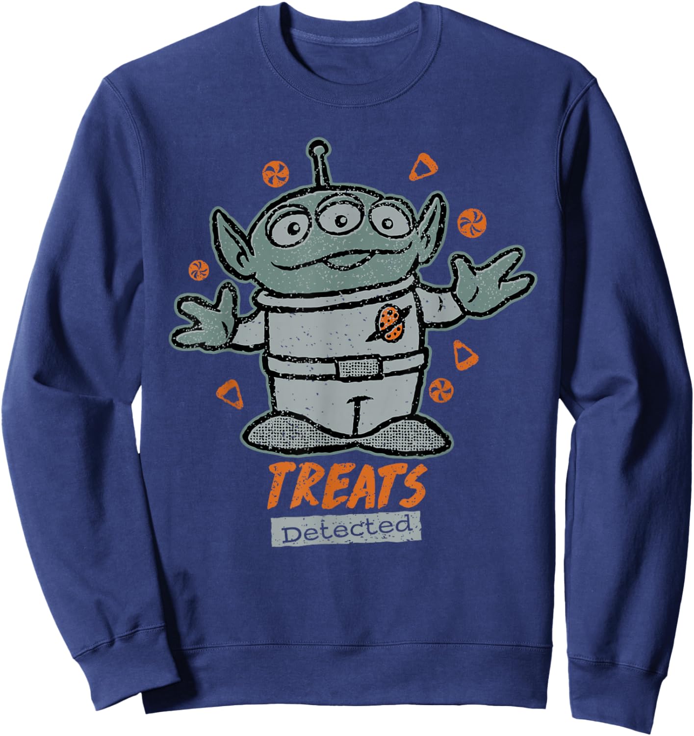 Disney Pixar Toy Story Aliens Halloween Treats Detected Sweatshirt - Sweatshirt | Navy