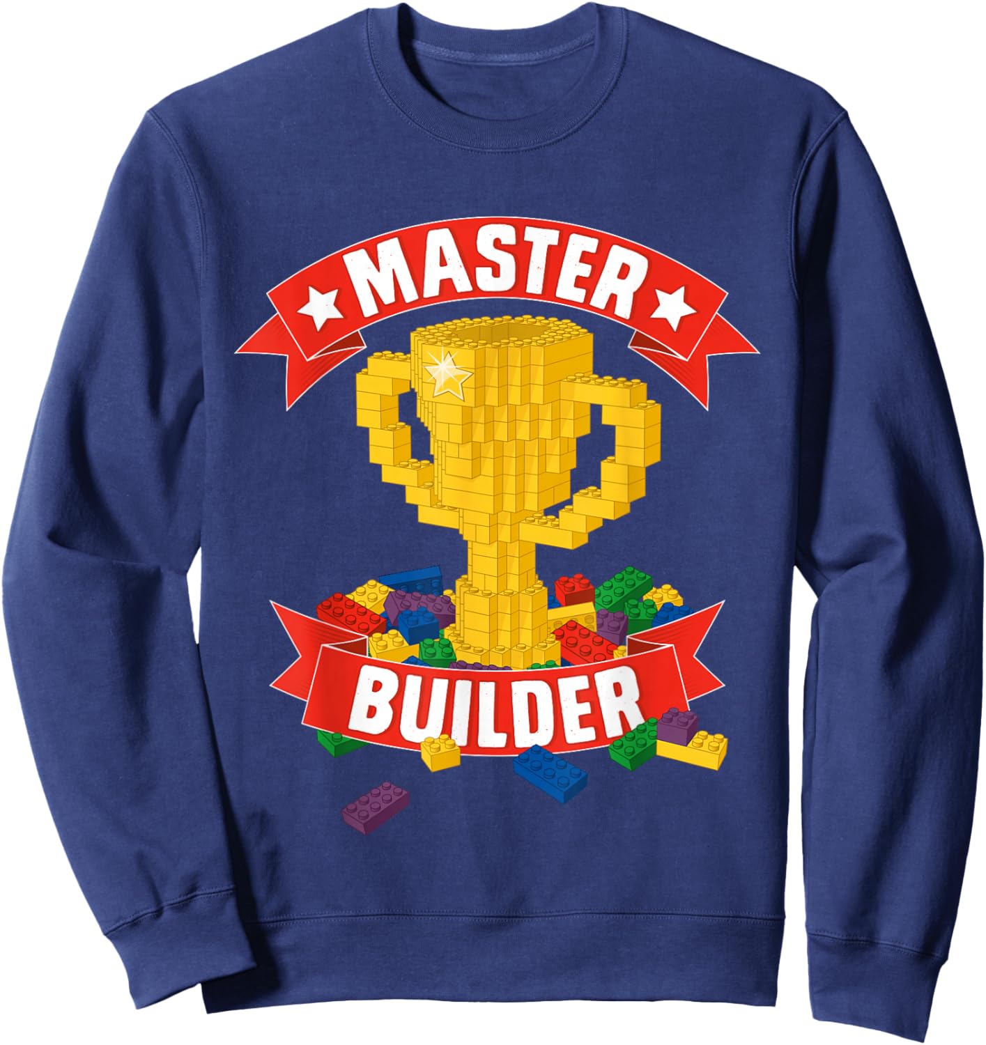 Master Builder Building Blocks Sweatshirt - Sweatshirt | Navy