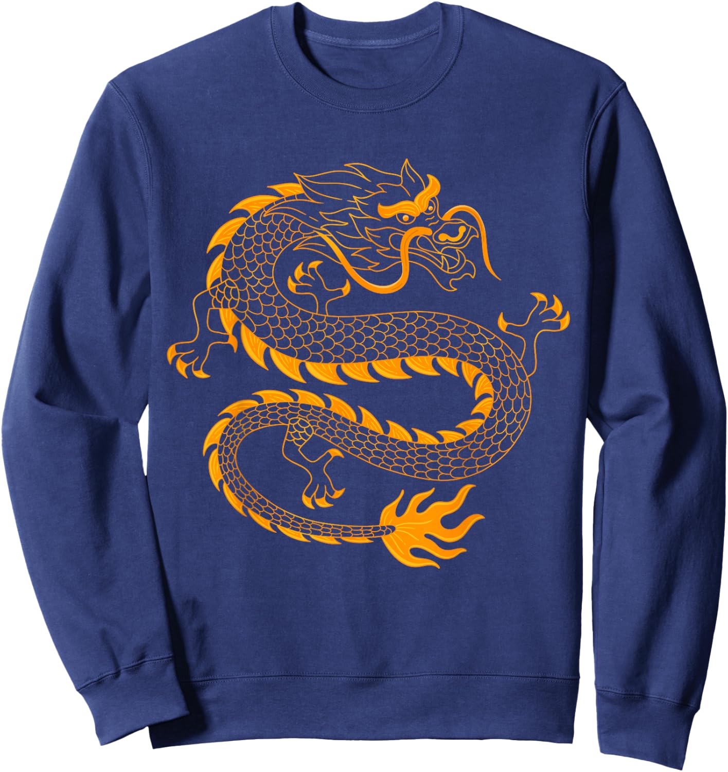 Dragons Mythical Creatures Beasts and Fantasy Lovers Dragon Sweatshirt - Sweatshirt | Navy
