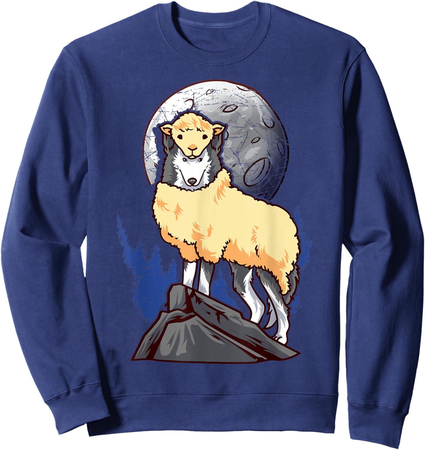 Wolf in Sheep's Clothing Sweatshirt - Sweatshirt | Navy