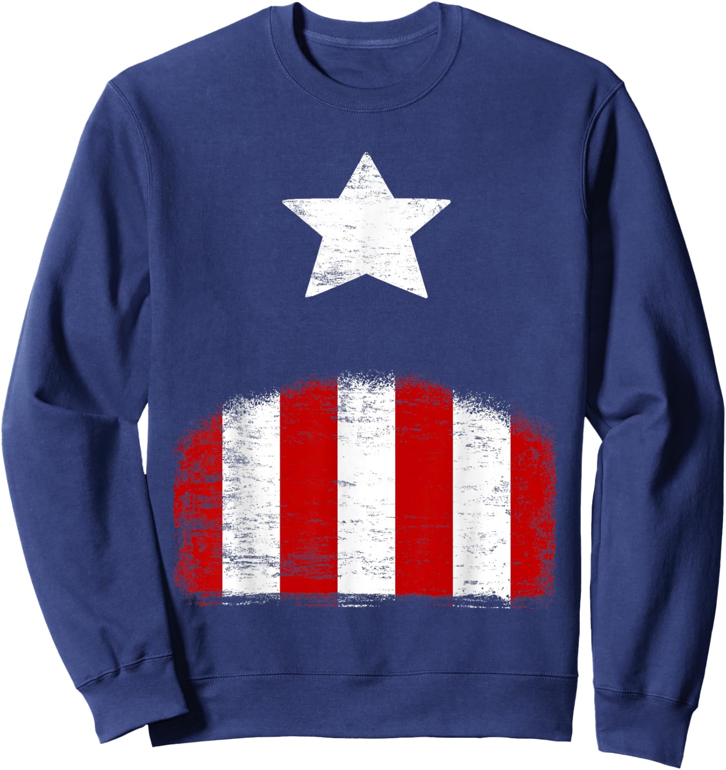 Marvel Captain America Classic Avengers Halloween Costume Sweatshirt - Sweatshirt | Navy
