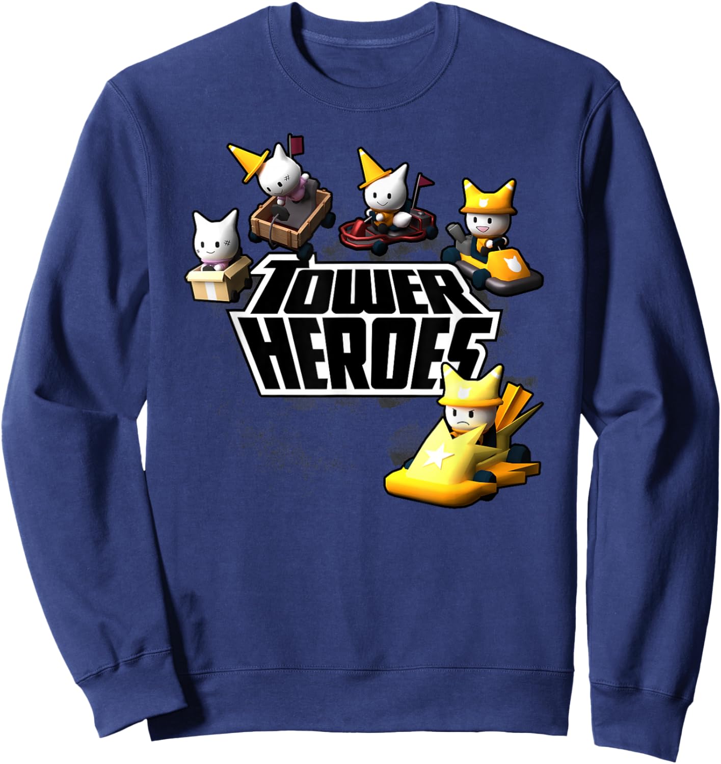 Pixel-bit Studio Tower Heroes Kart Kid Sweatshirt - Sweatshirt | Navy